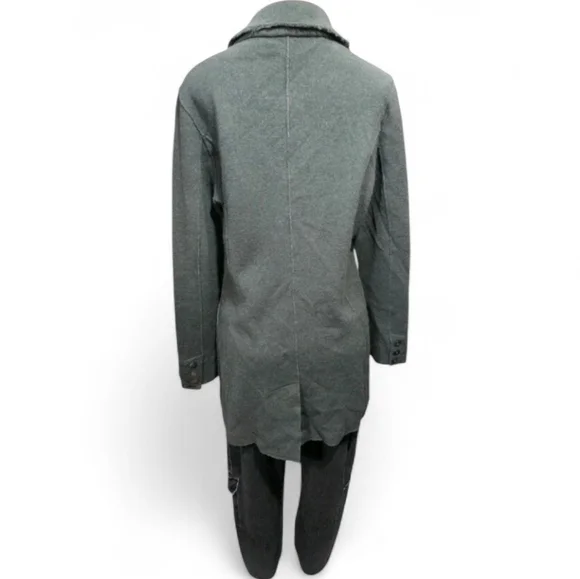 Eileen Fisher Double Felt Merino Wool Jacket Green